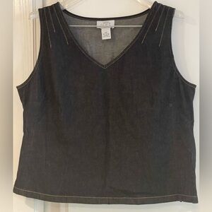 Black Ann Taylor Loft Tank - Sz 14P